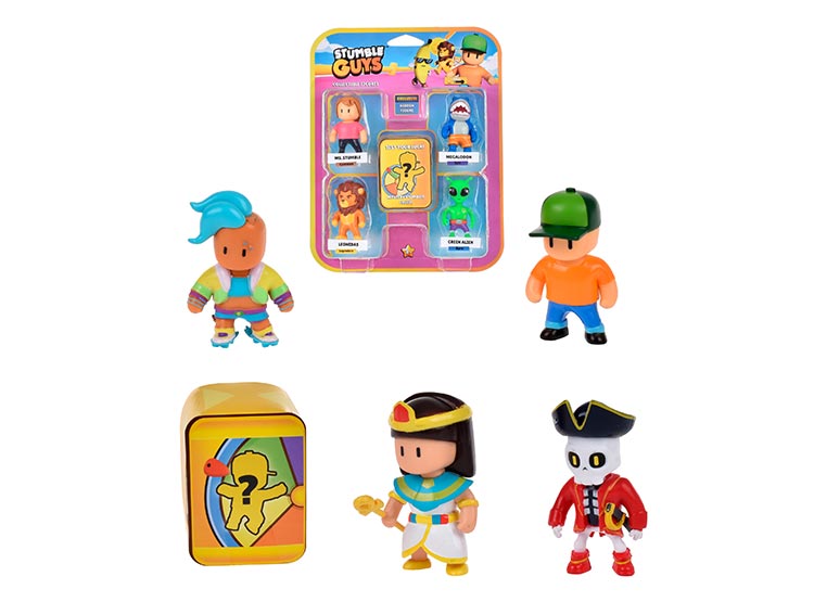 PACK 5 FIGURAS 5 CMS STUMBLE GUYS - 1