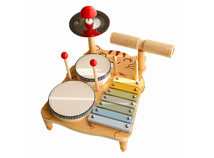 JUGUETE DIDACTICO KIDSCOOL BATERÍA DE MADERA MONTESSORI - 2