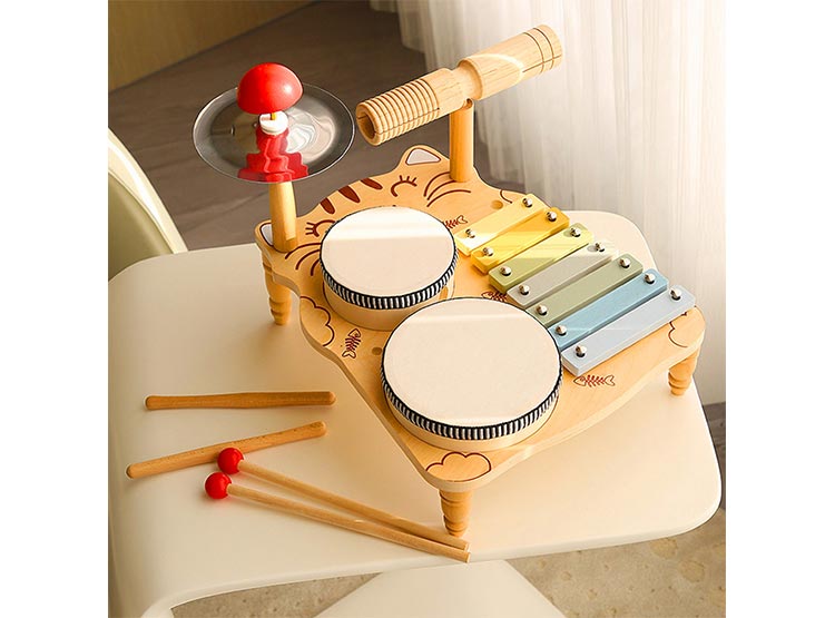 JUGUETE DIDACTICO KIDSCOOL BATERÍA DE MADERA MONTESSORI - 6