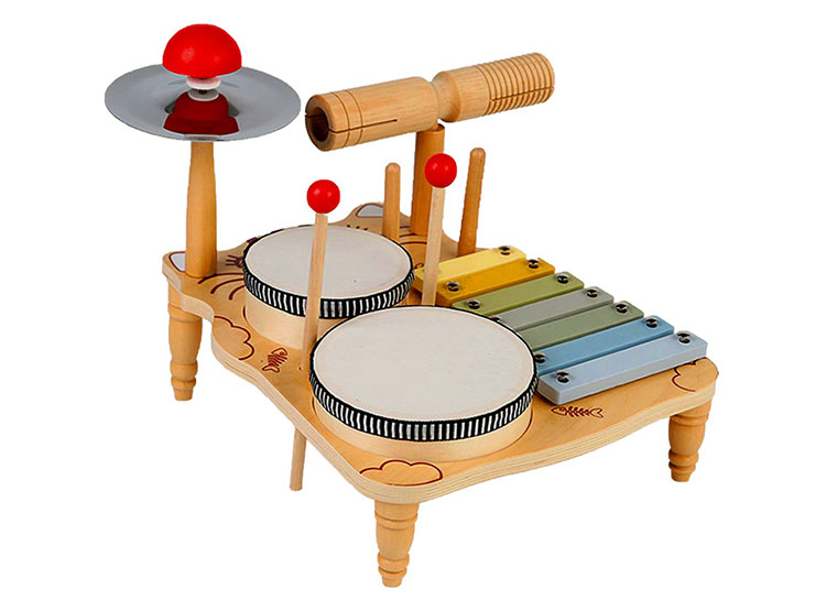 JUGUETE DIDACTICO KIDSCOOL BATERÍA DE MADERA MONTESSORI - 1