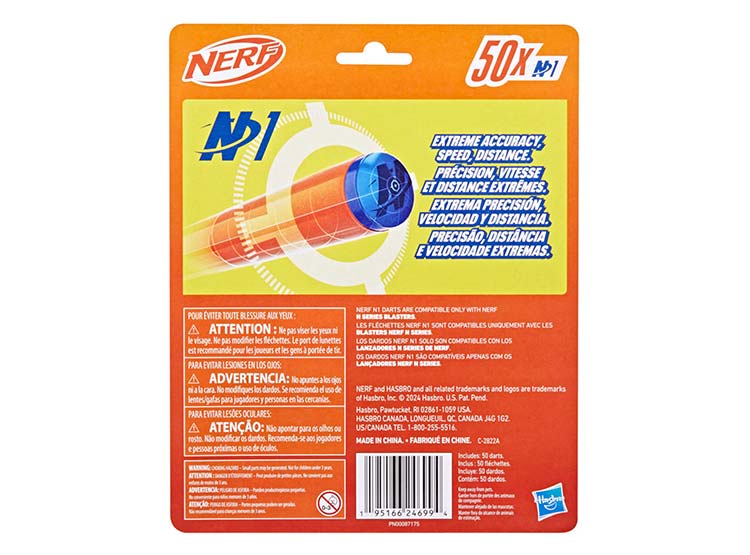 DARDOS NERF N SERIES 50 UNIDADES - 10