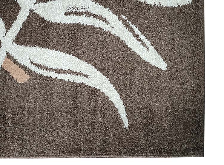 BAJADA DE CAMA IDETEX FRISE LIGHT VELUT MARRÓN 50X100 - 2