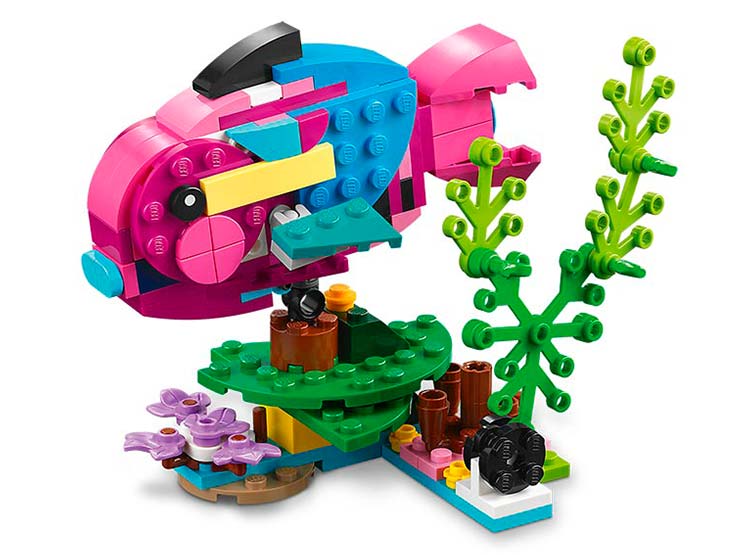 Ripley - LEGO LORO ROSA EXÓTICO 31144