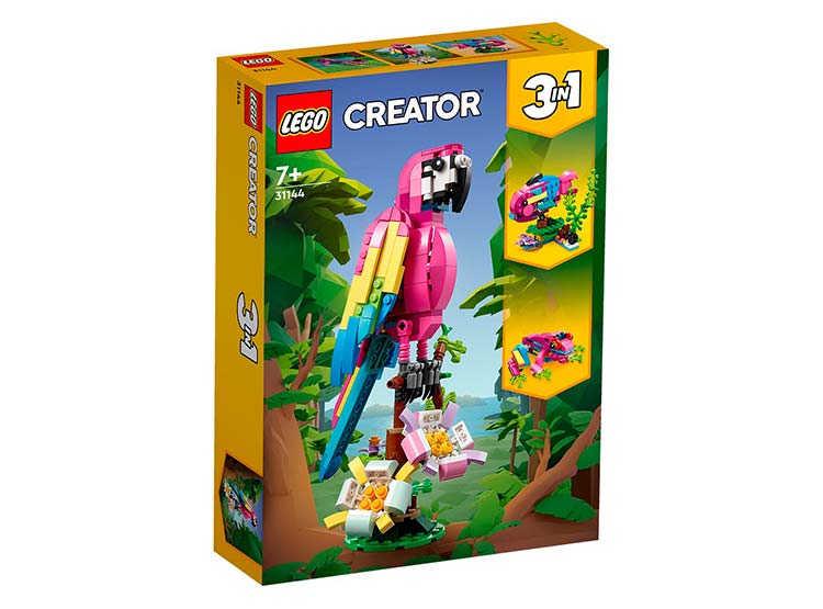 Ripley - LEGO LORO ROSA EXÓTICO 31144