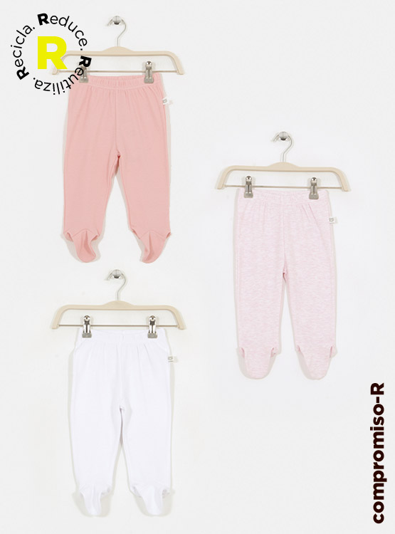 3 PACK BODY ALGODÓN NIÑA BABY HARVEST TRI PATITAS - 1