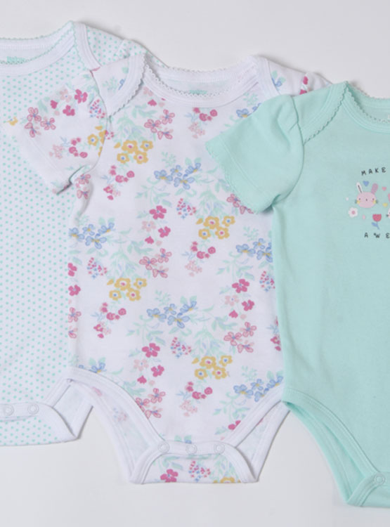 TRIPACK BODY MANGA CORTA BABY HARVEST - 3