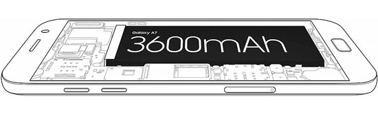 PP SAMSUNG A7 2017 DORADO OPEN