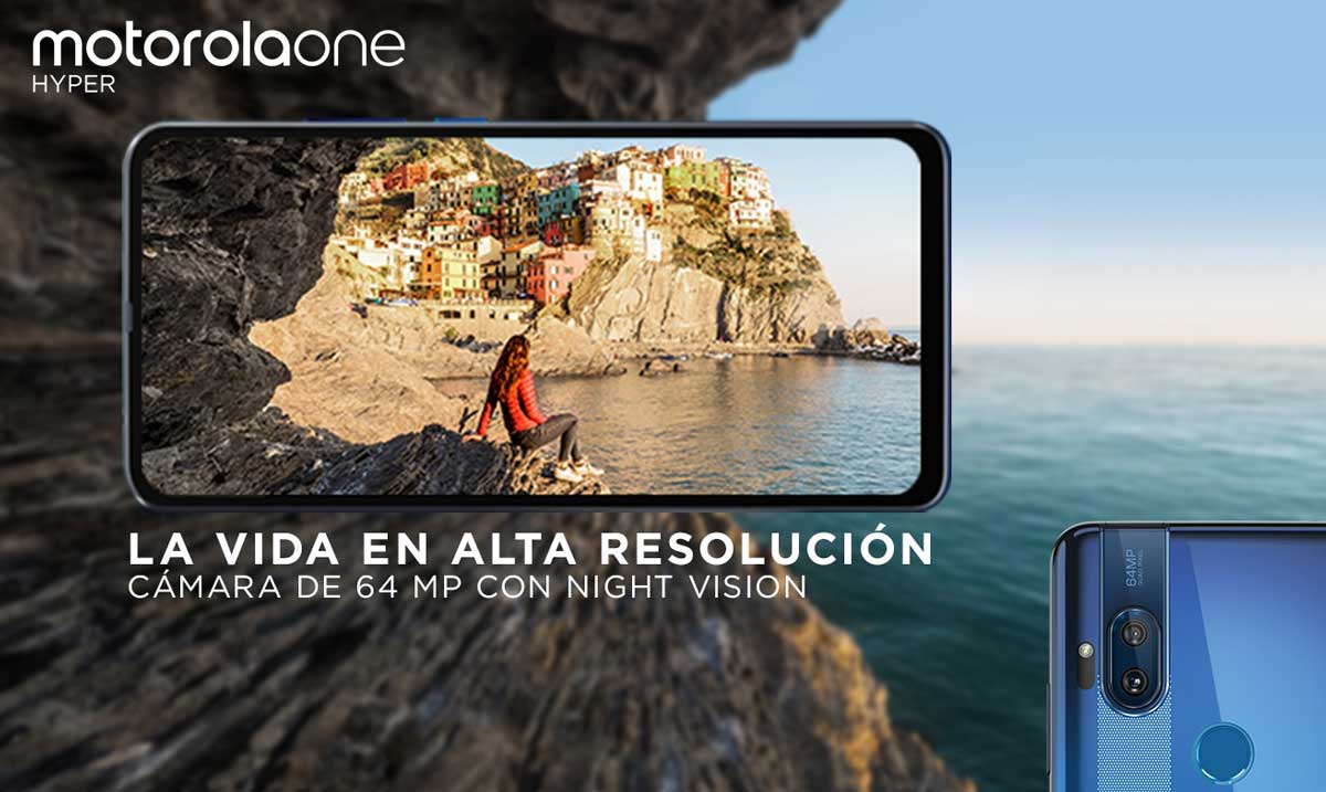 PREPAGO MOTOROLA ONE HYPER AZUL MOV