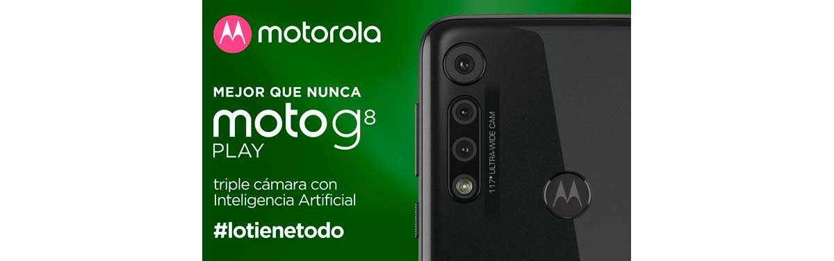PREPAGO MOTOROLA G8 PLAY NEGRO OPEN