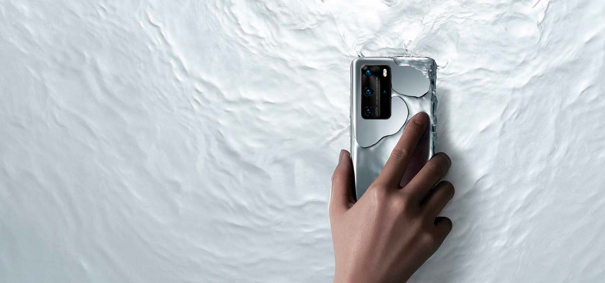 PP HUAWEI P40 PRO SILVER BLUE BUNDLE
