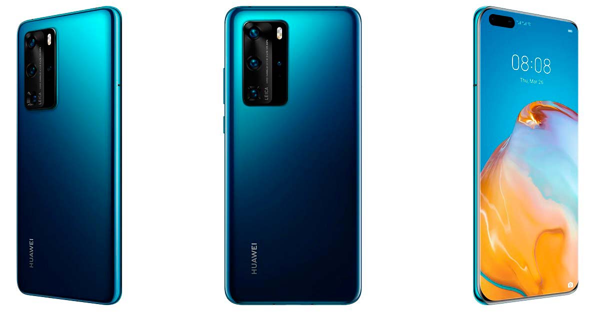 PP HUAWEI P40 PRO SILVER BLUE BUNDLE