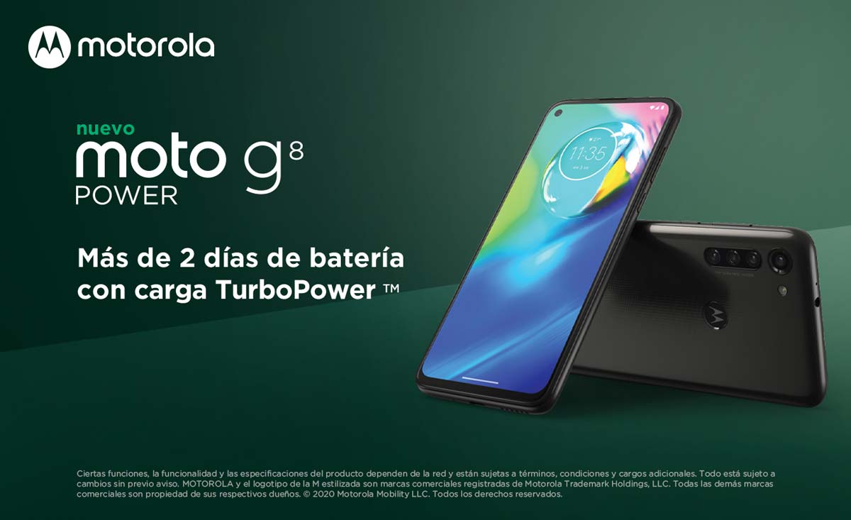 PREPAGO MOTOROLA G8 POWER BLACK ENTEL