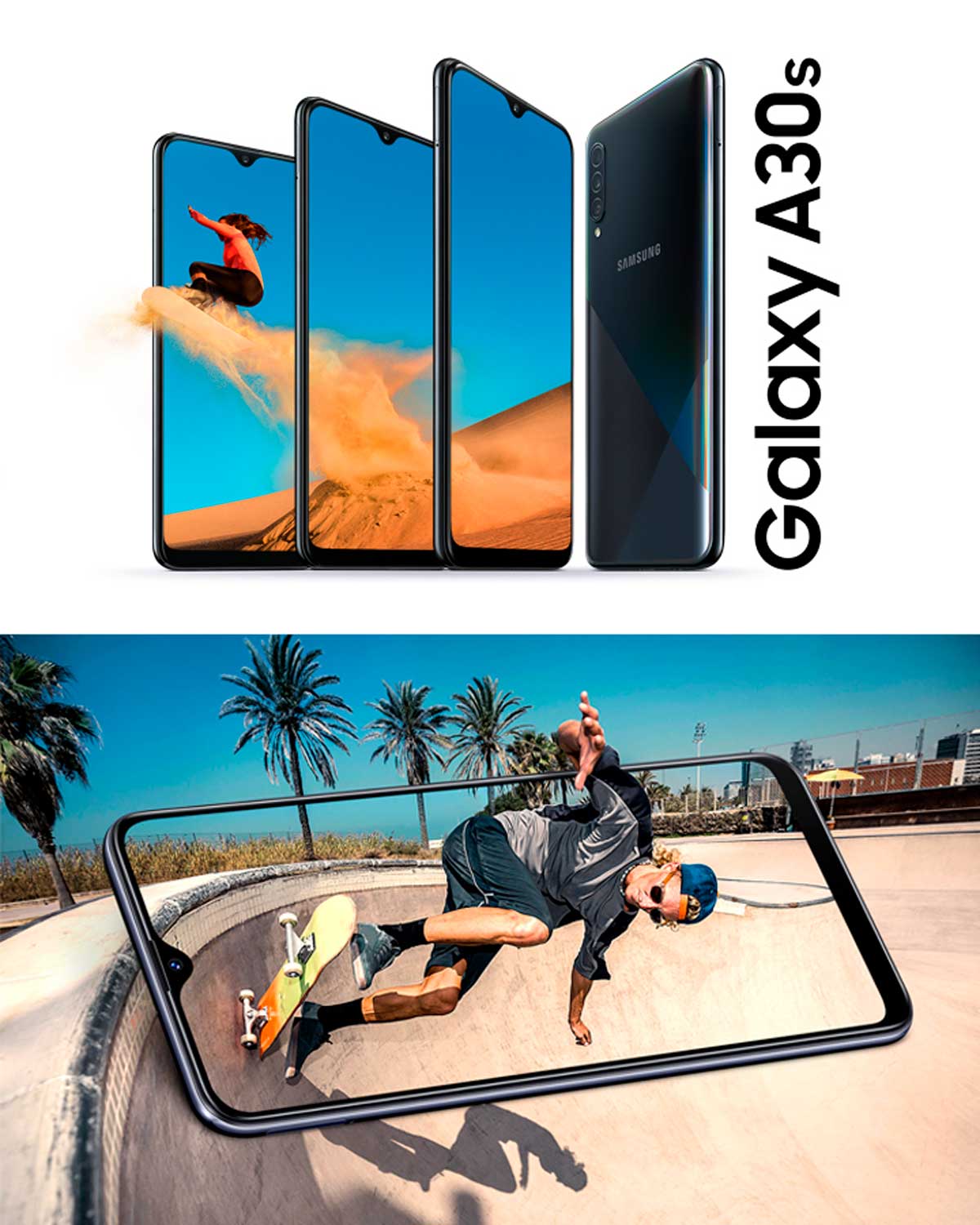 PREPAGO SAMSUNG A30S NEGRO MOVISTAR