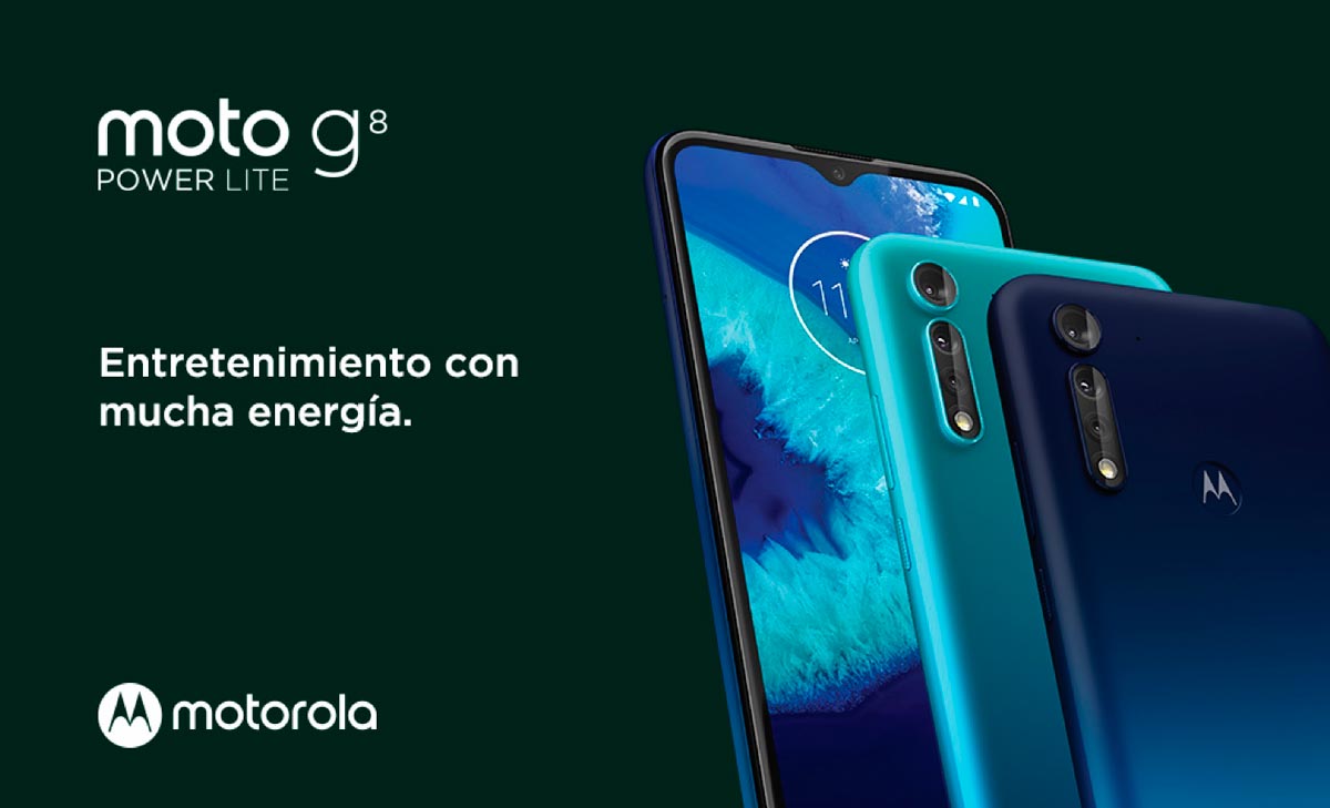 PREPAGO MOTOROLA G8 POWER LITE TURQUESA WOM