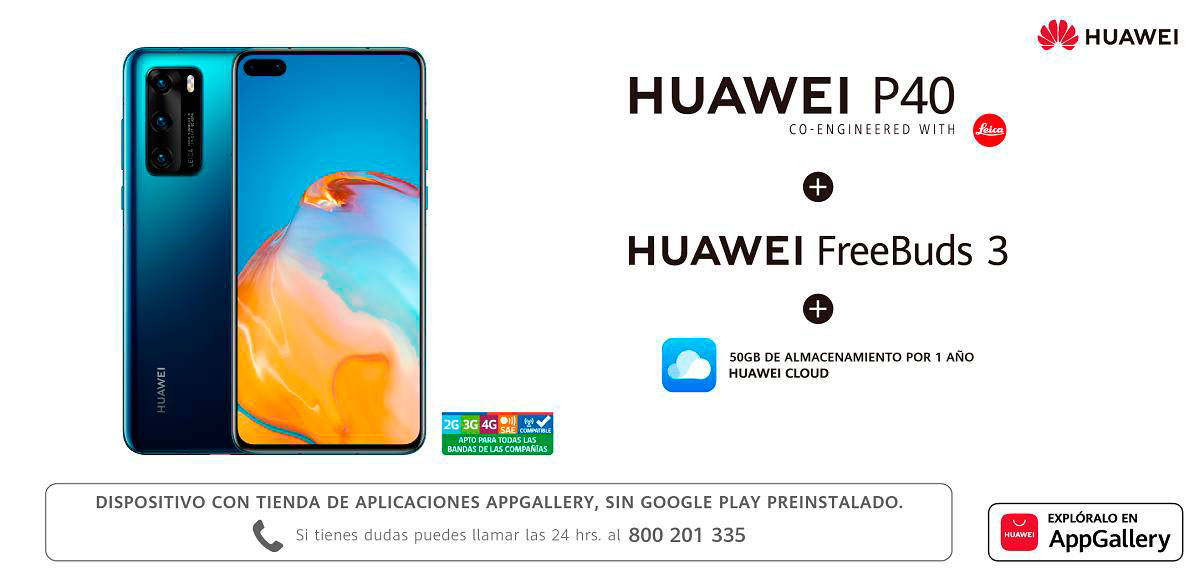 PP HUAWEI P40 AZUL BUNDLE