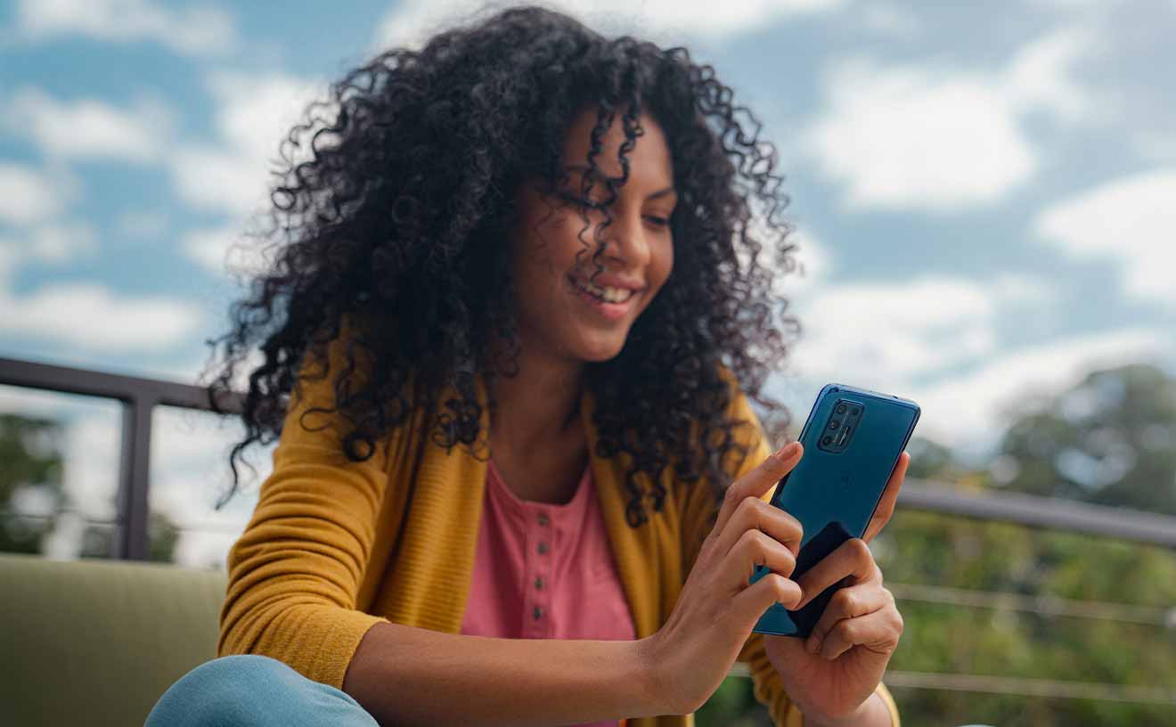 PP MOTOROLA G9 PLUS AZUL MOVISTAR