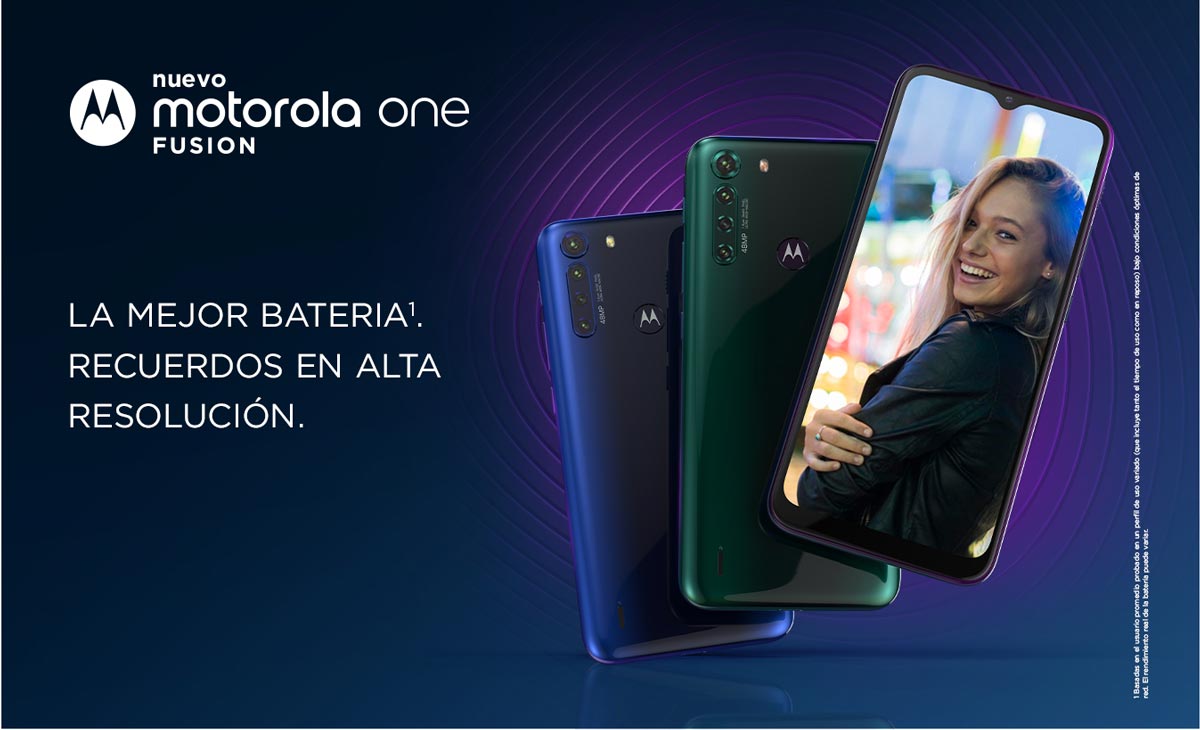 PP MOTO ONE FUSION 128GB AZUL WOM