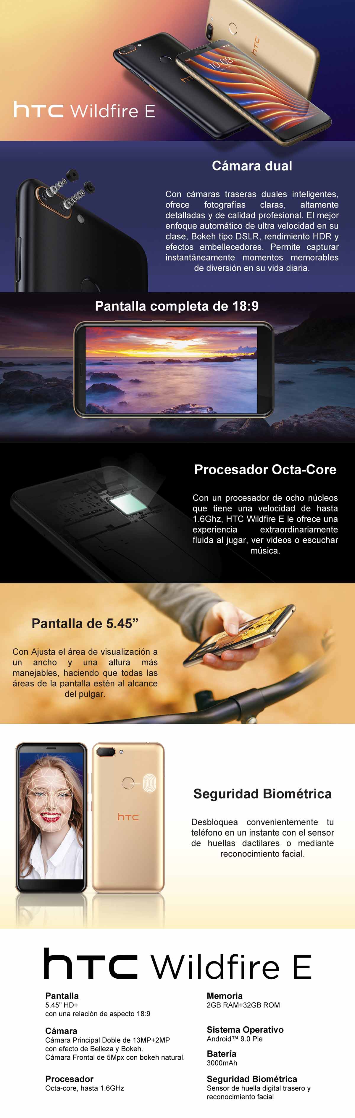 PP HTC E 32GB NEGRO TRI ENTEL