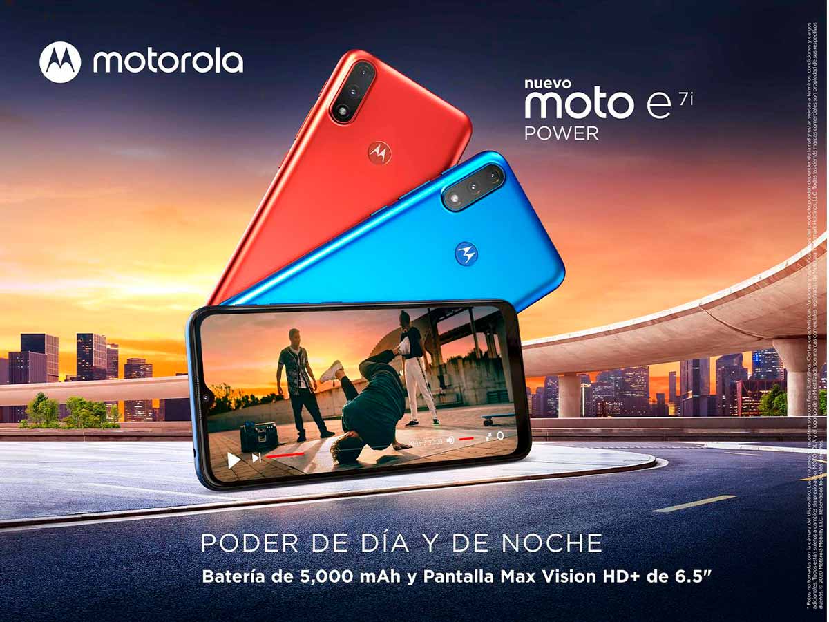 MOTO E7I POWER NARANJO