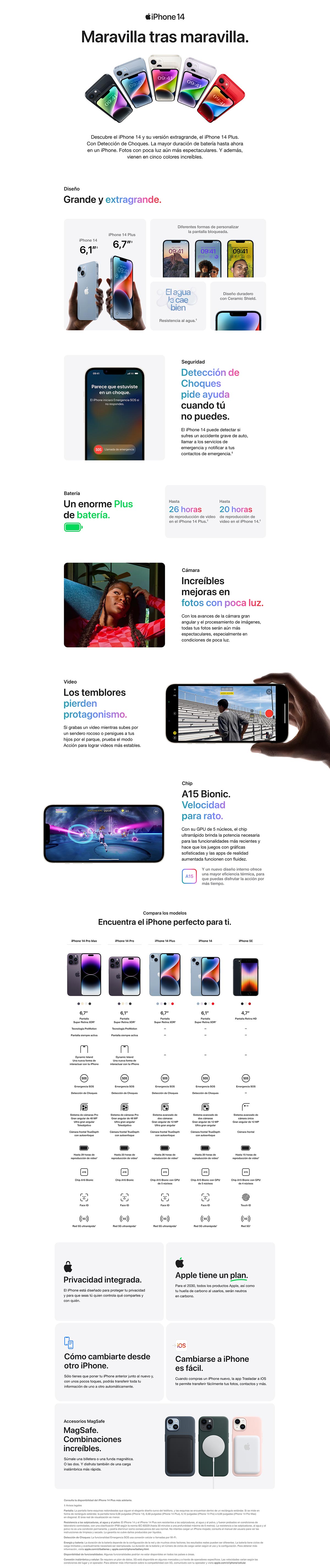 APPLE IPHONE 14 PLUS 256GB MEDIANOCHE