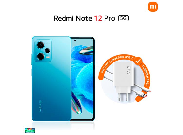 CELULAR XIAOMI REDMI NOTE 12 PRO 5G 256 GB 8 GB RAM 16MP 6.6
