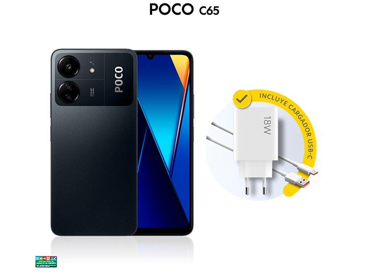 CELULAR XIAOMI POCO C65 128 GB 6 GB RAM 8MP 6.7