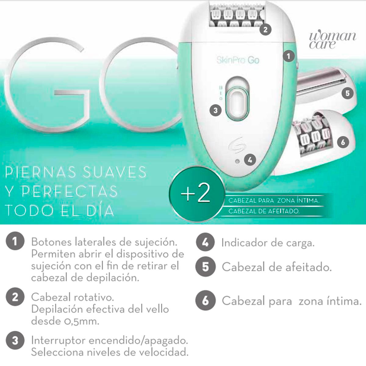 DEPILADORA GAMA SKINPRO GO II