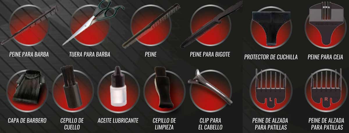 CORTA PELO GAMA CLIPPER GM560 25 PIEZAS