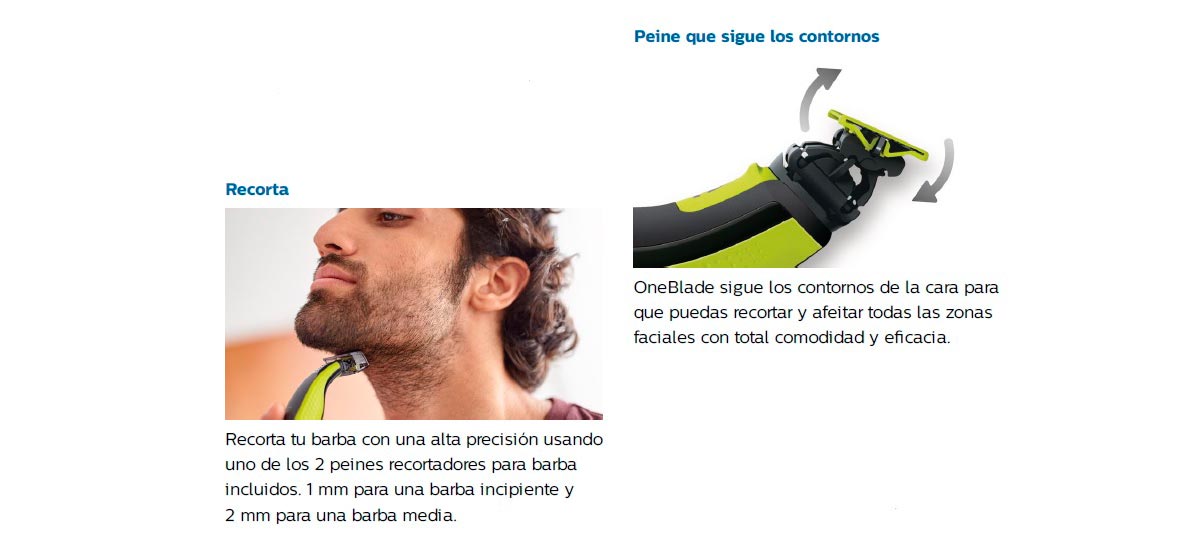 PACK PHILIPS ONE BLADE + TRAVEL BAG