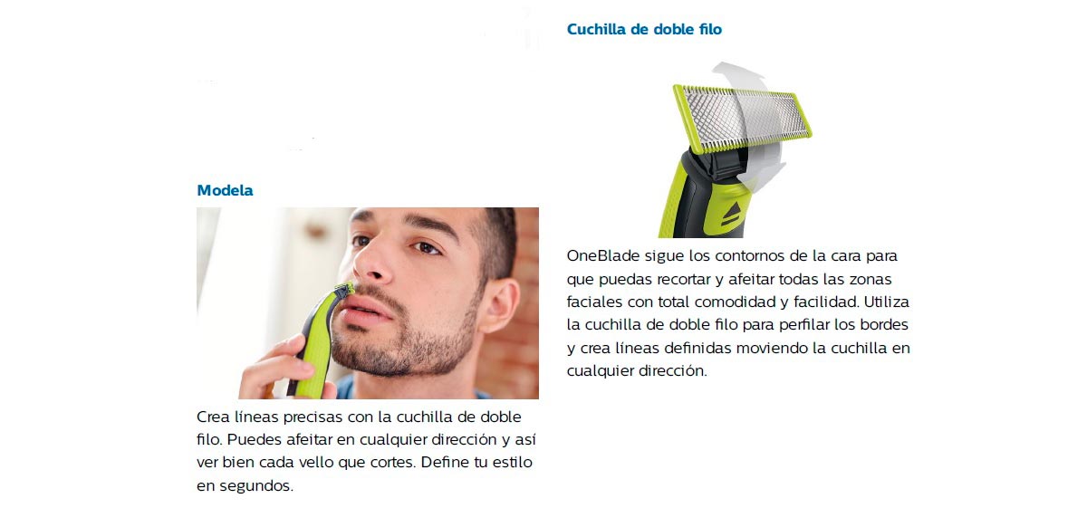 PACK PHILIPS ONE BLADE + TRAVEL BAG
