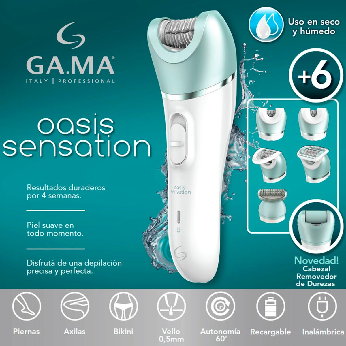 DEPILADORA GAMA OASIS SENSATION