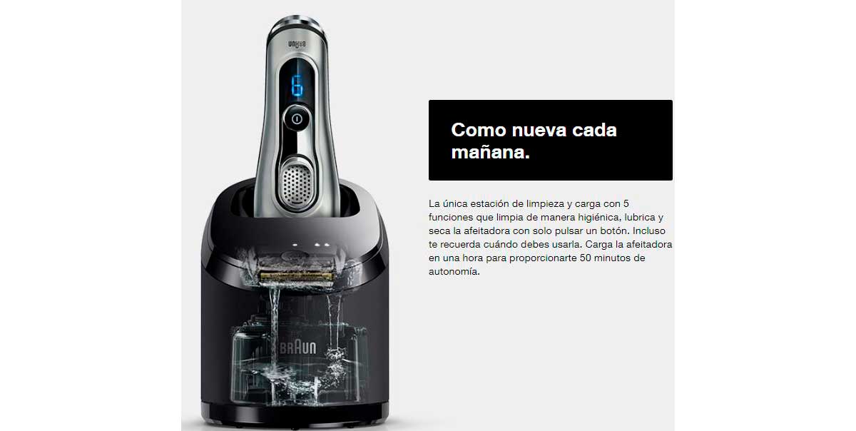 AFEITADORA BRAUN SERIE 9 9292CC WET&DRY