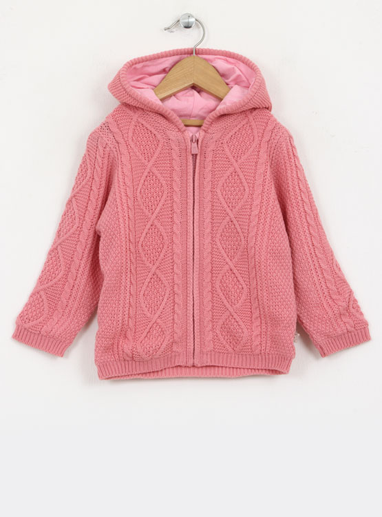 CARDIGAN BABY HARVEST CAPUCHA FORRADO JERSEY - 1