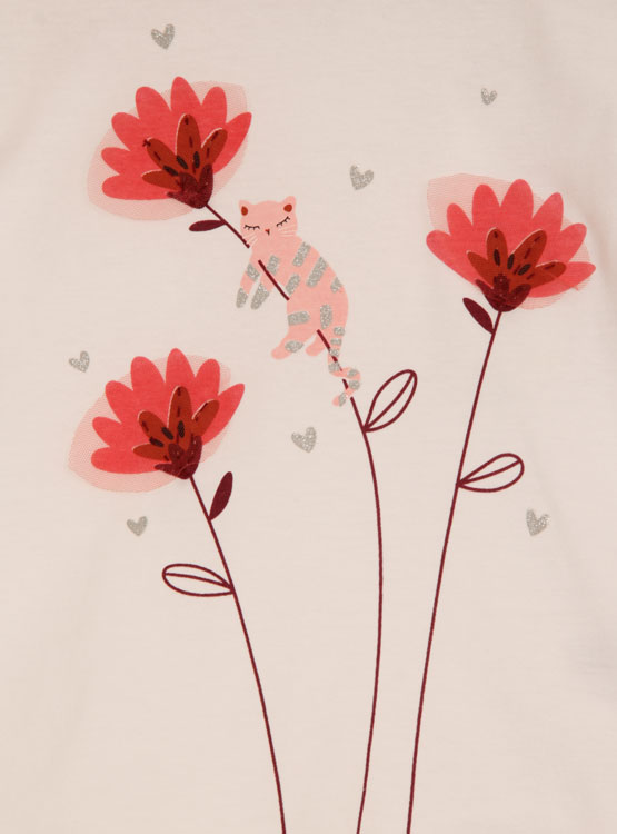 POLERA ALGODÓN NIÑA BABY HARVEST ESTAMPADO - 3
