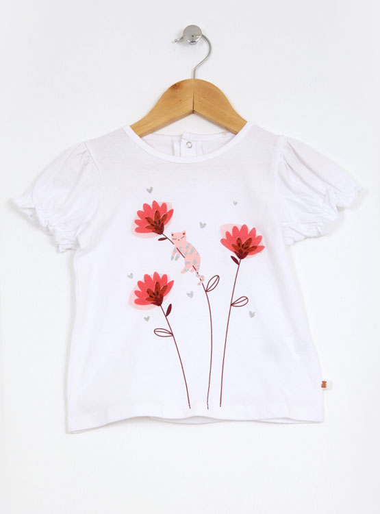 POLERA ALGODÓN NIÑA BABY HARVEST ESTAMPADO - 1