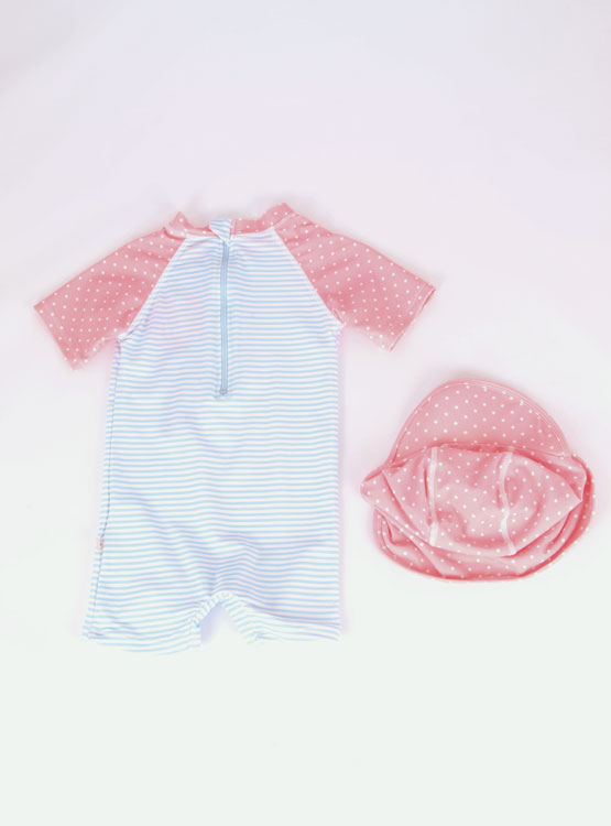 TRAJE DE BAÑO ENTERITO GORRO BABY HARVEST - 2