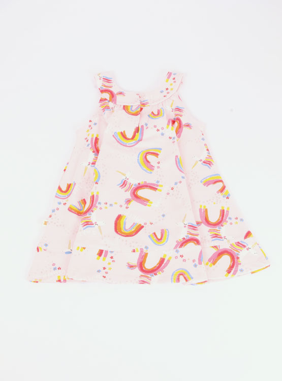 VESTIDO CUELLO ESTAMPADO BABY HARVEST - 2