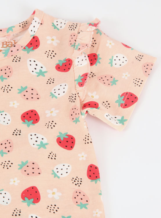 POLERA ESTAMPADA CON VUELOS EN MANGAS BABY HARVEST - 4