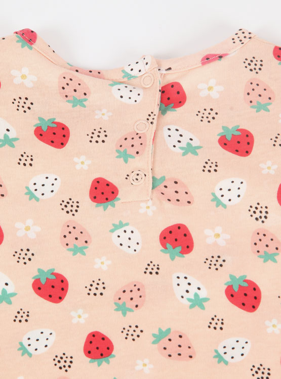POLERA ESTAMPADA CON VUELOS EN MANGAS BABY HARVEST - 5