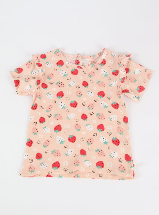 POLERA ESTAMPADA CON VUELOS EN MANGAS BABY HARVEST - 1