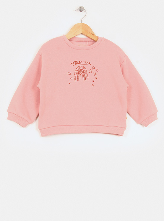 CONJUNTO POLERON Y CALZA RIB ESTAMPADA BABY HARVEST - 2