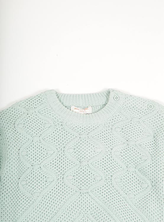CARDIGAN NIÑA BABY HARVEST CON POMPONES - 3