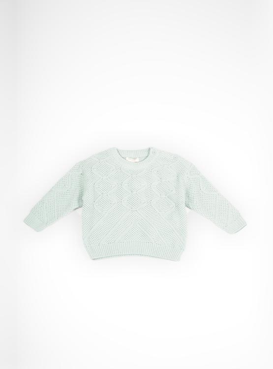 CARDIGAN NIÑA BABY HARVEST CON POMPONES - 1