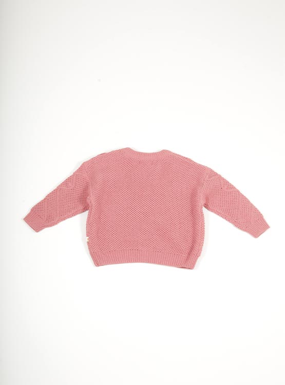 CARDIGAN NIÑA BABY HARVEST CON POMPONES - 2
