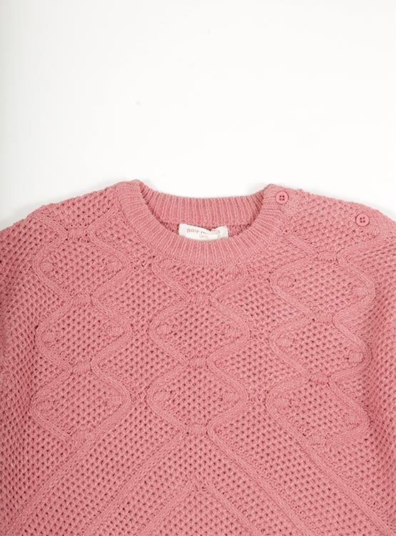 CARDIGAN NIÑA BABY HARVEST CON POMPONES - 3