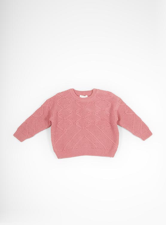 CARDIGAN NIÑA BABY HARVEST CON POMPONES - 1