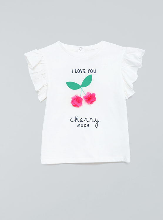 POLERA MANGA CORTA NIÑA BABY HARVEST - 1