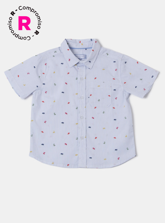 CAMISA MINI PRINT BABY HARVEST - 1