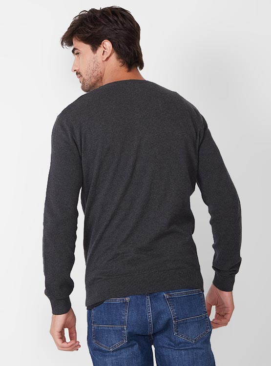 SWEATER MARQUIS TEXTURADO CUELLO CUELLO_V MANGA LARGA - 3