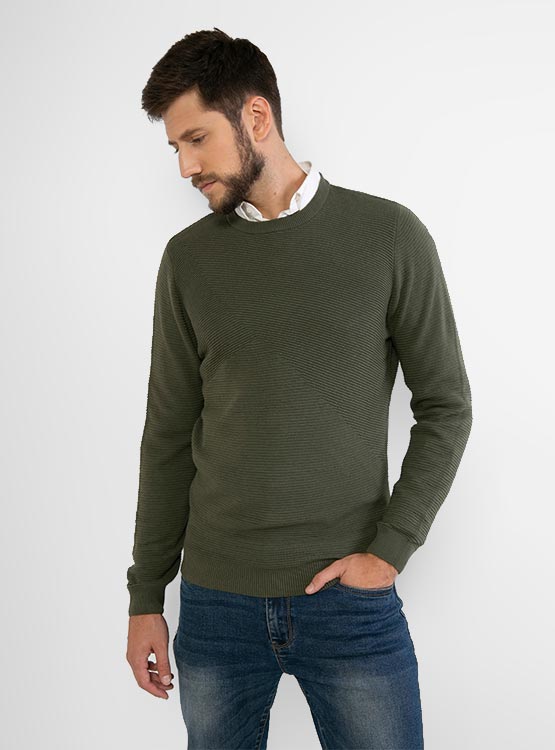 SWEATER MARQUIS CUELLO REDONDO TEXTURADO - 2